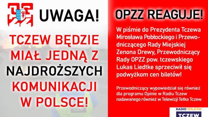 Wkrótce Tczew będzie miał najdroższą Komunikację Miejską w Polsce!