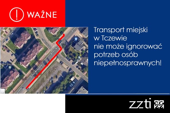 Tczew – osoby z niepełnosprawnościami zasługują na godne traktowanie – także w komunikacji miejskiej!